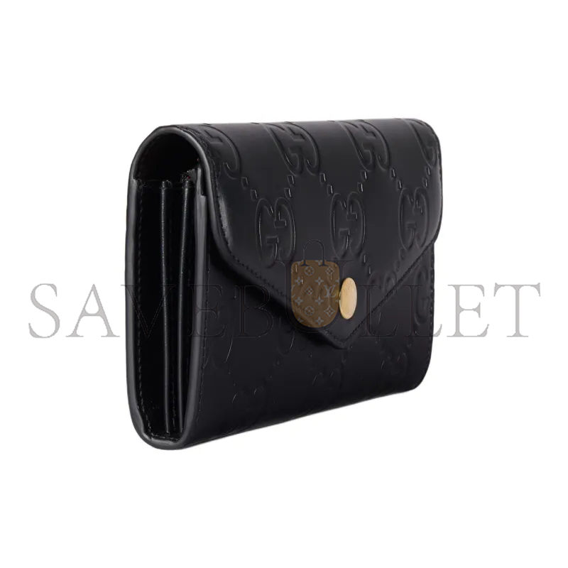 Gvc*1 gg leather wallet 772791 (19*10*3cm)